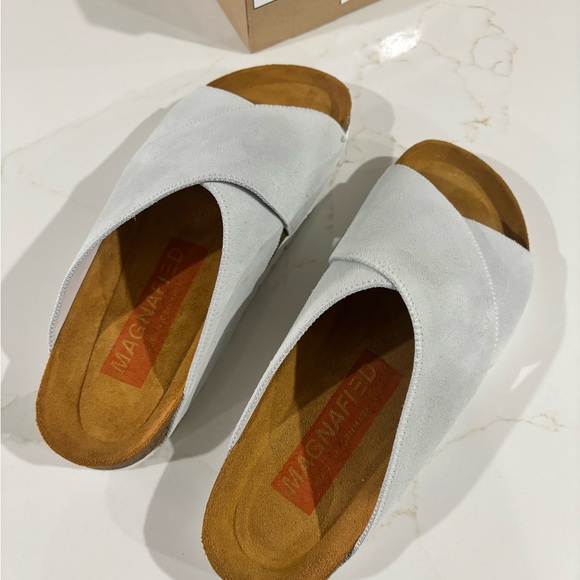 MAGNAFIED Denmark - Italian Suede Slide Sandals